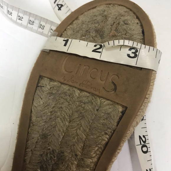 Sam Edelman Ganga Mesh Espadrilles Leather Flats Loafers Shoes Slides Slip On - Picture 16 of 16